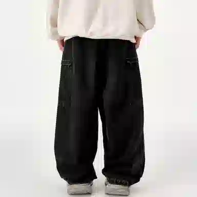 Coca-Cola Pocket Destroyed Embroidered Pants