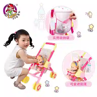 乐吉儿 仿真厨房 迷你浴室 公主房间 洋娃娃游乐园过家家套装 玩具