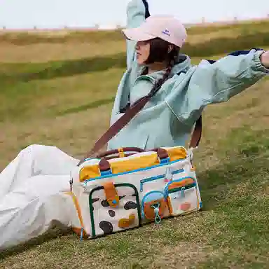 Miffy Gym Bag Khaki/Pink