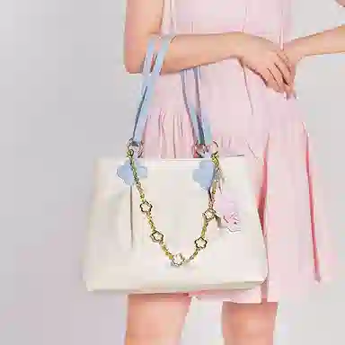 Miffy Tote Bag White Blue