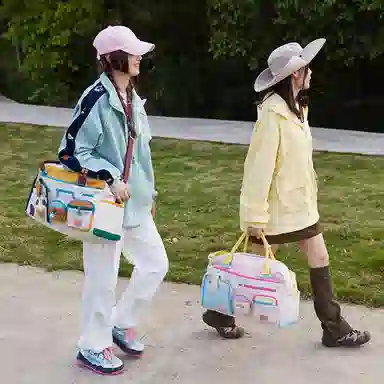 Miffy Gym Bag Khaki/Pink