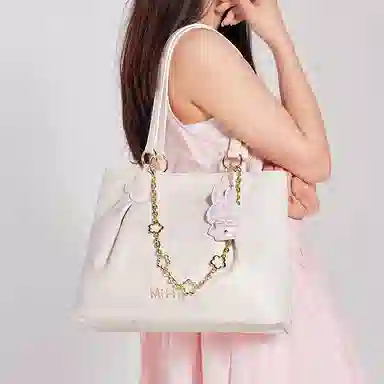 Miffy Tote Bag White Blue