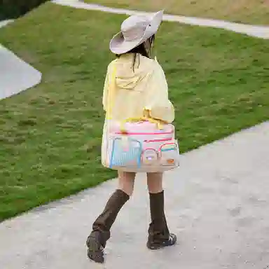 Miffy Gym Bag Khaki/Pink