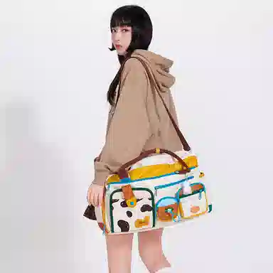 Miffy Gym Bag Khaki/Pink