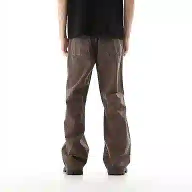 Struggle Vintage95 Wide Leg Jeans Khaki