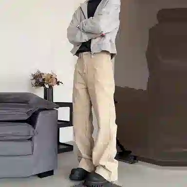 Struggle Vintage95 Wide Leg Jeans Khaki