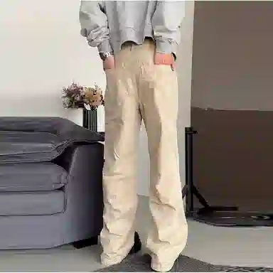 Struggle Vintage95 Wide Leg Jeans Khaki