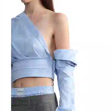 Alexander Wang Asymmetric Shoulder Shirt