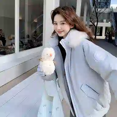 红蜻蜓 简约保暖休闲时尚长袖棉服 女款