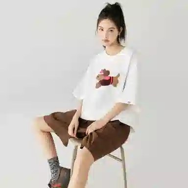 MPUX Retro Colorblock Dachshund Tee