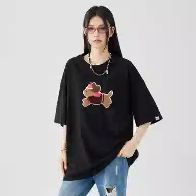 MPUX Retro Colorblock Dachshund Tee