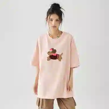 MPUX Retro Colorblock Dachshund Tee