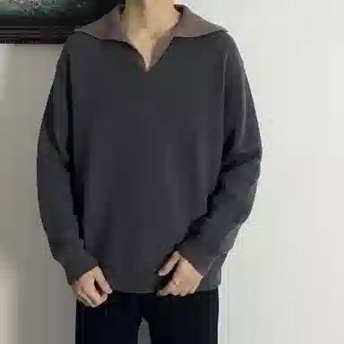 HELIPORT Double V-Neck Knit Sweater