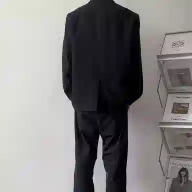 HELIPORT Classic Single-Breasted Blazer Black