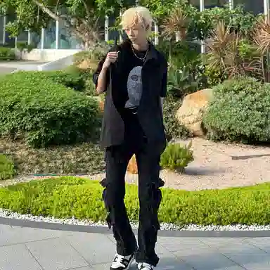 HELIPORT Casual Shirt Black