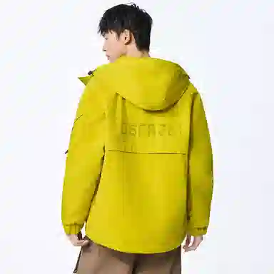 协协乐 山西户外软壳工装三防面料秋冬季加厚保暖机能风外套拼接氛围感登山服拉链开衫小众设计款夹克 男款