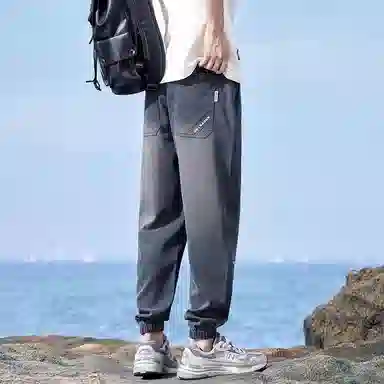 协协乐 复古时尚简约牛仔裤 男款