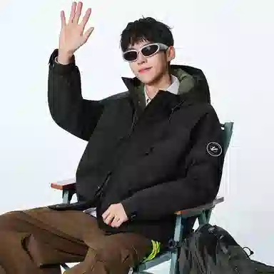 协协乐 户外登山情侣款三防面料拉链开衫连帽外套休闲百搭青少年痞帅工装拼接氛围感小众设计款夹克 男款