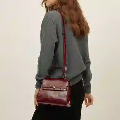 LA FESTIN Kelly Bag Red/Black