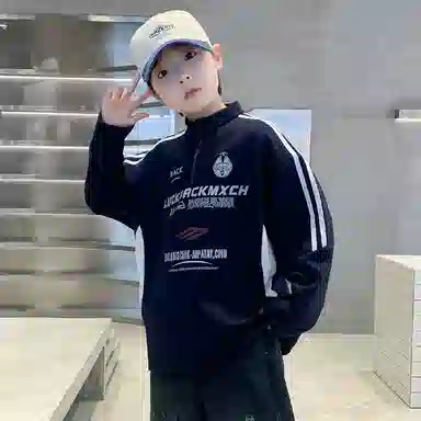 浪莎卫衣 舒适亲肤字母百搭 儿童款