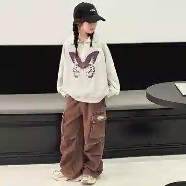 浪莎卫衣 舒适亲肤百搭 白色 儿童款