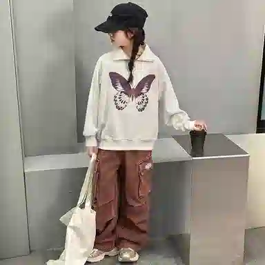 浪莎卫衣 舒适亲肤百搭 白色 儿童款