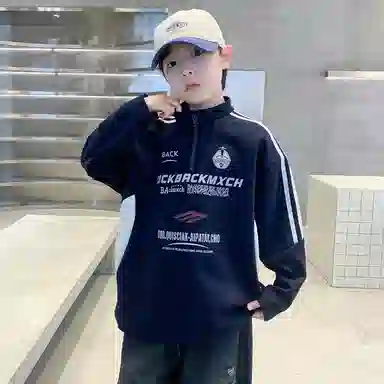 浪莎卫衣 舒适亲肤字母百搭 儿童款