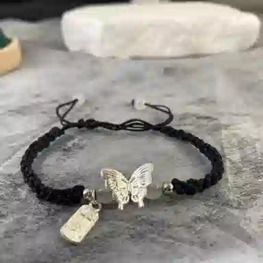 元生伊 【蝶·双生】蝴蝶新中式国潮少女减龄 合金 手链 男女同款情侣款