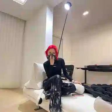 STRANGER LAB Vintage Fluorescent Ink Jeans