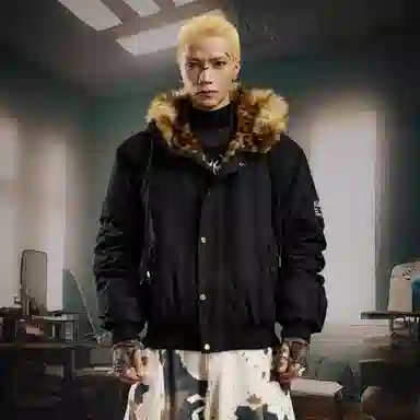 STRANGER LAB Leopard Parka