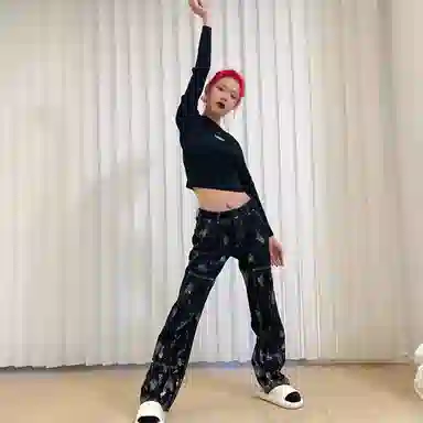 STRANGER LAB Vintage Fluorescent Ink Jeans