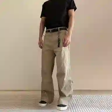 STRANGER LAB Deconstructed Cargo Pants