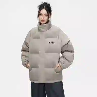 【扎染面包服】布客行 美式复古立领宽松休闲百搭高级感时尚街头基础通勤加厚保暖防泼水防污做旧废土风无性别主义冬季棉袄棉服 男女同款