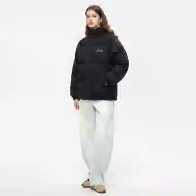 【扎染面包服】布客行 美式复古立领宽松休闲百搭高级感时尚街头基础通勤加厚保暖防泼水防污做旧废土风无性别主义冬季棉袄棉服 男女同款