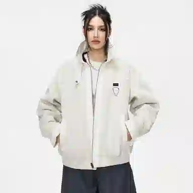 【派克服双面穿】布客行 狼纹绒感座山雕蟒纹拼皮仿水貂兔绒哈灵顿轻奢老钱高级硬挺重工美式复古高街机能美拉德防寒保暖棉服 男女同款