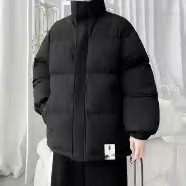 布客行 【美式复古面包服立领纯色】日常通勤无性别主义宽松休闲穿搭多巴胺舒适亲肤柔软配色防风保暖街头风户外长袖棉服 男女同款