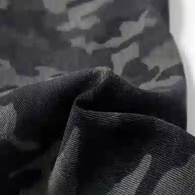 【迷彩军事风免搭配一套】布客行 灯芯绒假两件开衫长袖外套显高瘦国潮复古高街拼接机能柳叶弯刀微喇美式工装抽绳裤子卫衣套装 男女同款
