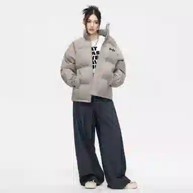 【扎染面包服】布客行 美式复古立领宽松休闲百搭高级感时尚街头基础通勤加厚保暖防泼水防污做旧废土风无性别主义冬季棉袄棉服 男女同款