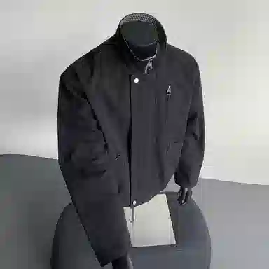 【水洗猫眼外套裤子一套】布客行 美式格子翻领美拉德复古高街上衣夹克直筒做旧微喇基础款抽绳松紧腰牛仔裤休闲运动套装 男女同款