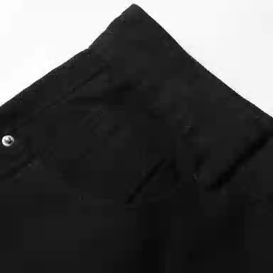 【重工绑带链条拼接】布客行 微喇修身显高显瘦显腿长潮牌休闲百搭美式高街复古纯色基础款水洗做旧废土风通勤弹力牛仔裤 男女同款