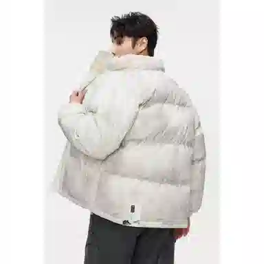 【扎染脏脏面包服】布客行 美式复古立领宽松休闲百搭高级感时尚街头基础通勤加厚保暖防泼水防污做旧废土风无性别主义冬季棉服 男女同款