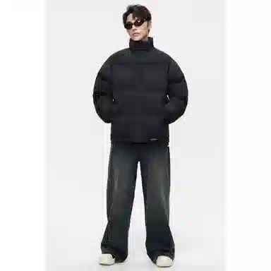 【扎染脏脏面包服】布客行 美式复古立领宽松休闲百搭高级感时尚街头基础通勤加厚保暖防泼水防污做旧废土风无性别主义冬季棉服 男女同款