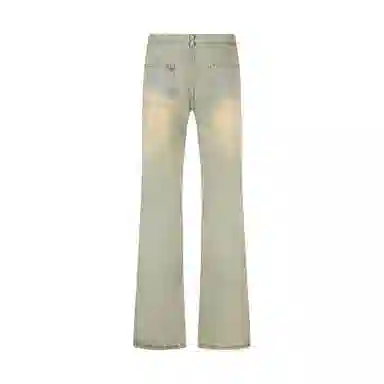 【万针刺绣3D立体浮雕】布客行 重工美式复古水洗直筒基础款花卉透气高街舒适亲肤休闲百搭微喇纯色长裤显高显瘦显腿长牛仔裤 男女同款