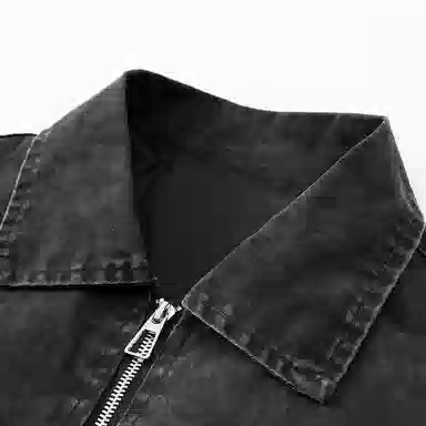 【免搭配夹克灰牛一套】布客行 拼接解构底特律机能废土风复古港风硬挺飞行员教练服弯刀水洗做旧微喇牛仔长裤子休闲运动套装 男女同款