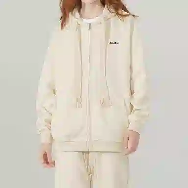 【懒人免搭配】布客行 重磅连帽纯色简约基础款春秋冬季一套开衫针织衫卫衣美式复古高街直筒中腰显高显瘦宽松百搭休闲运动套装 男女同款