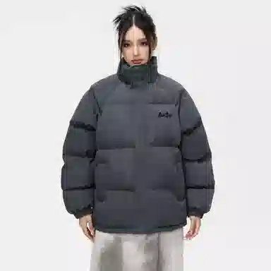 【扎染面包服】布客行 美式复古立领宽松休闲百搭高级感时尚街头基础通勤加厚保暖防泼水防污做旧废土风无性别主义冬季棉袄棉服 男女同款