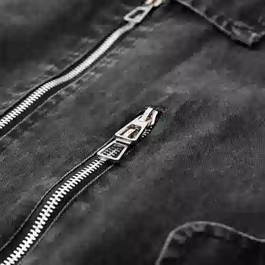 【免搭配夹克灰牛一套】布客行 拼接解构底特律机能废土风复古港风硬挺飞行员教练服弯刀水洗做旧微喇牛仔长裤子休闲运动套装 男女同款