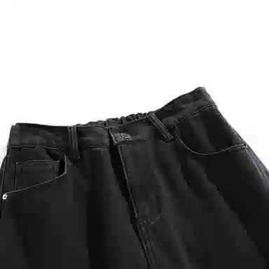 【万针刺绣3D立体浮雕】布客行 显腿长显高显瘦重工美式复古水洗直筒基础款花卉透气高街舒适亲肤休闲百搭微喇纯色长裤牛仔裤 男女同款