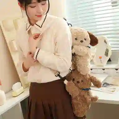 波比熊 小狗趴趴包 玩偶周边