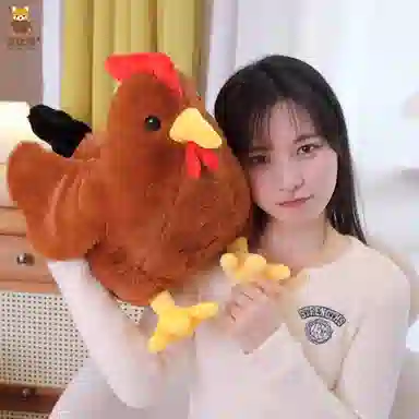 波比熊 可爱软萌创意大公鸡 玩偶 毛绒公仔